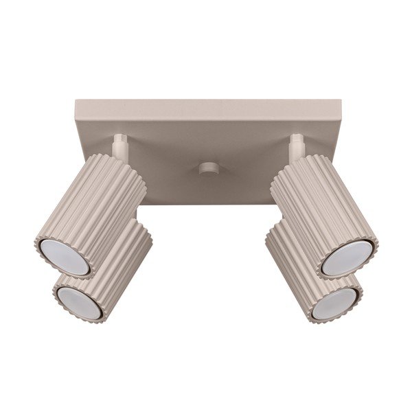 Pelēkbrūna metāla prožektora tipa lampa ø 6,5 cm Gleam – Sollux