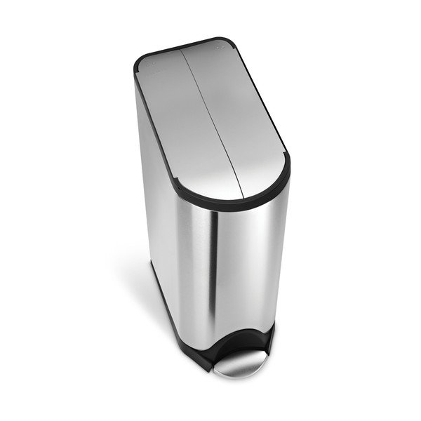 Tērauda atkritumu tvertne ar pedāli 45 l – simplehuman-image-4