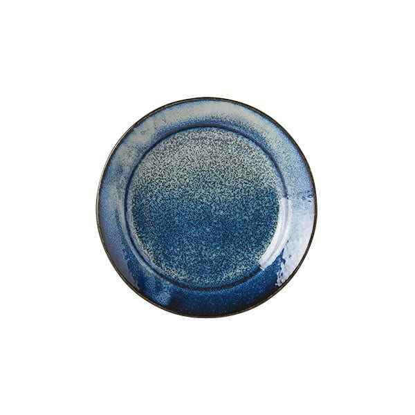 Zils keramikas šķīvis MIJ Indigo, ø 17 cm