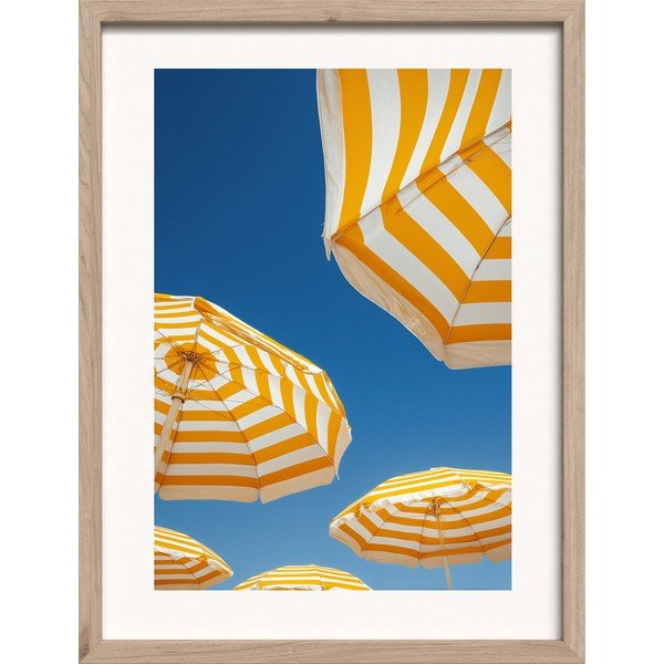 Drukāta glezna ar rāmi 30x40 cm Umbrellas  – Styler