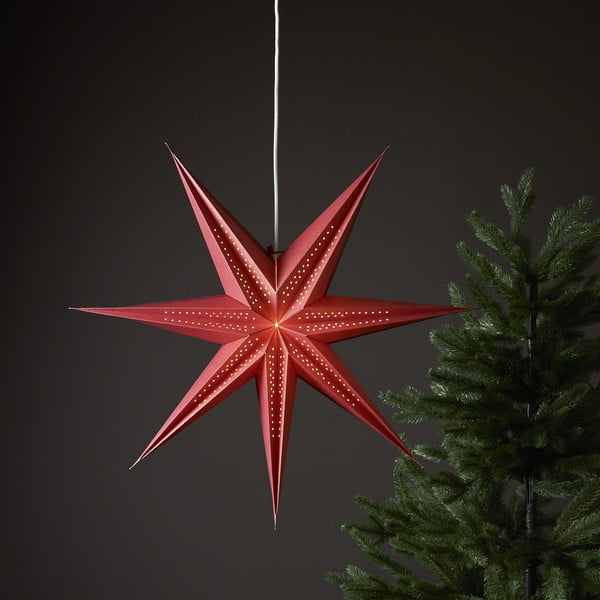 Sarkans Ziemassvētku gaismas dekors ø 60 cm Point – Star Trading