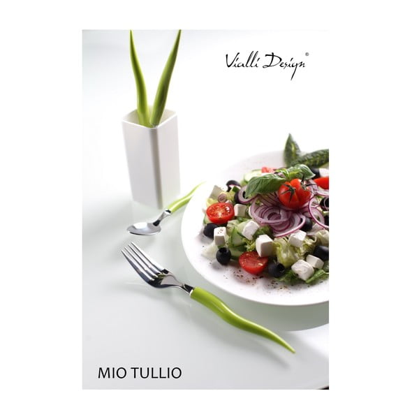 Galda piederumu komplekts Mio Tullio 5 gab., zaļš/balts-image-3