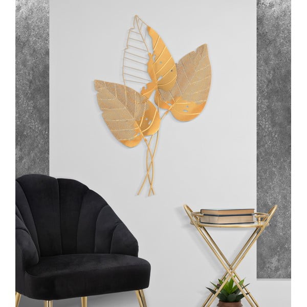 Metāla sienas dekors 53x84,5 cm Autumn Leaf – Mauro Ferretti-image-1