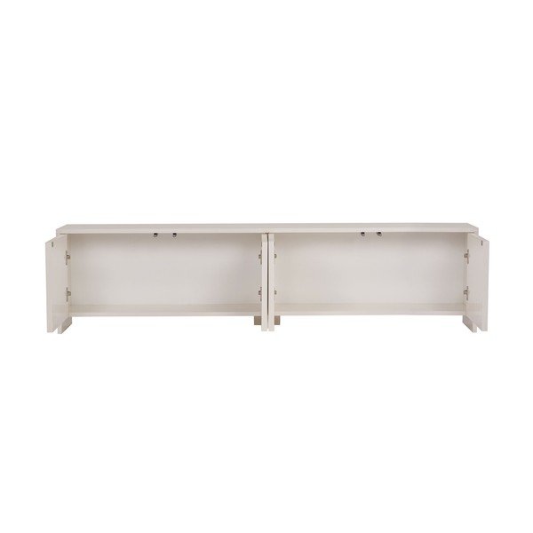 Krēmkrāsas TV galdiņš 180x45x32 cm Aurelia – Kalune Design-image-4