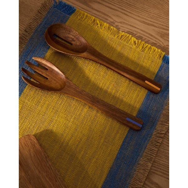 Koka galda piederumi salātiem Zairin – Kave Home-image-1