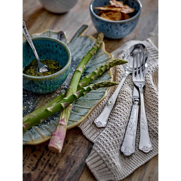 Sudraba krāsas nerūsējošā tērauda galda piederumi (16 gab.) Tilly – Bloomingville-image-1