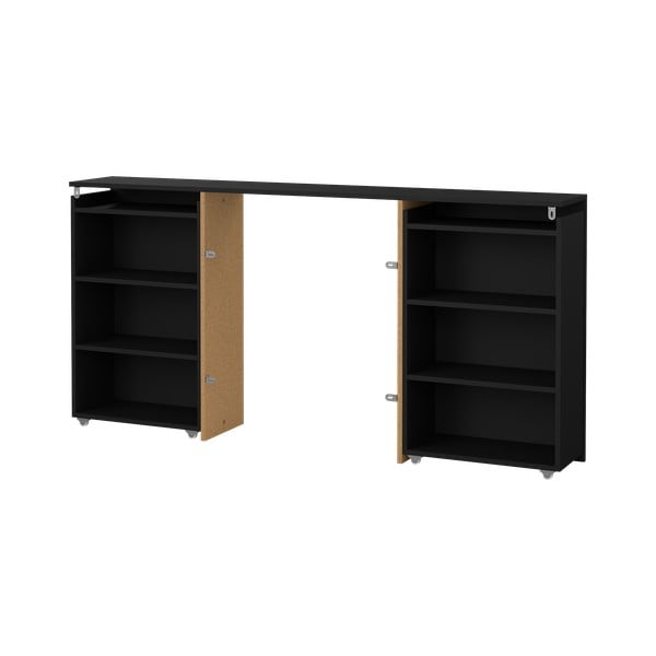 Melns gultas galvgalis 165x80 cm Naia – Tvilum-image-4