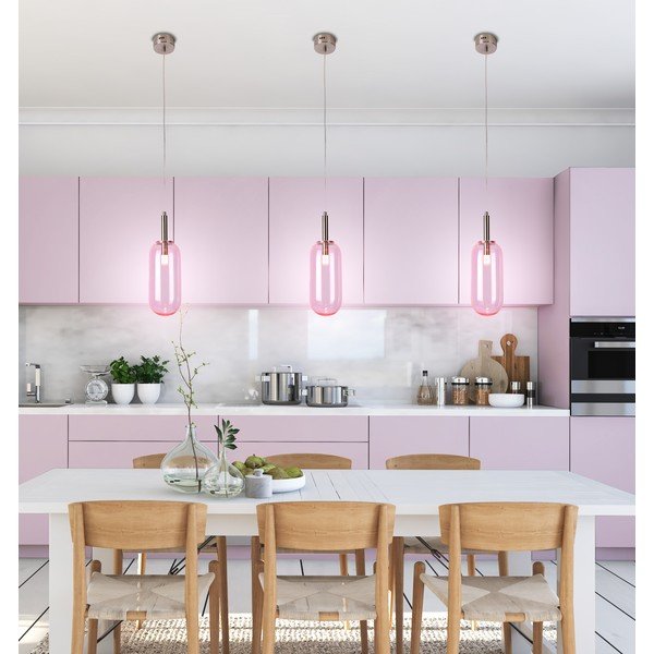 Violeta LED piekaramā lampa ar stikla abažūru ø 13 cm Fiuggi – Candellux Lighting-image-2