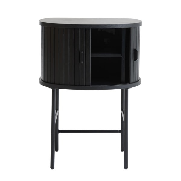 Melns naktsskapītis Nola – Unique Furniture-image-3