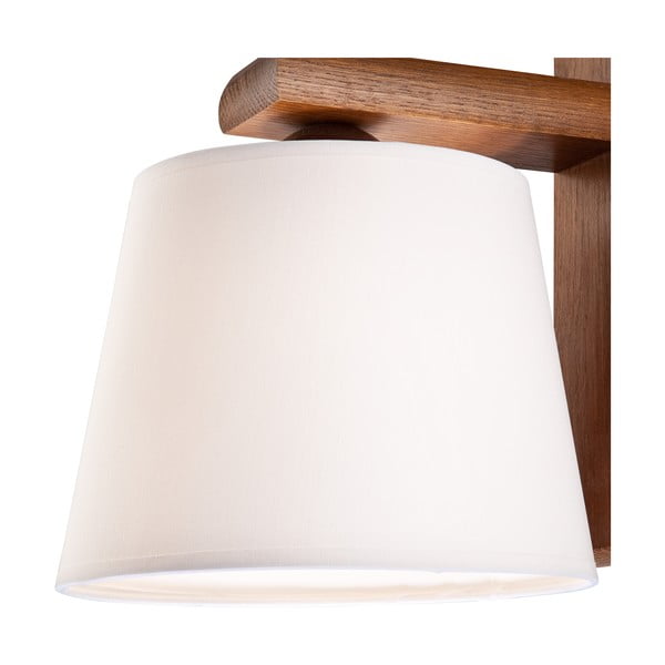 Tumši brūna sienas lampa ø 20 cm Aida – LAMKUR-image-4