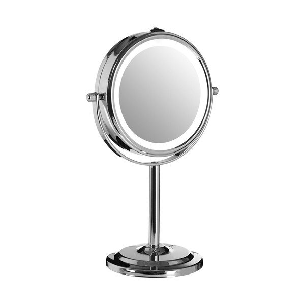 Kosmētikas spogulis ar gaismu/palielināmais (ar 2x palielinājumu) ø 15 cm Cassini – Premier Housewares