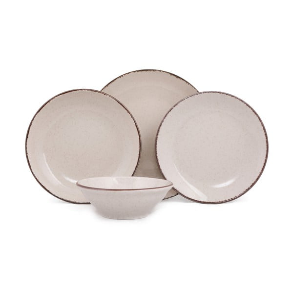 Bēšs porcelāna trauku komplekts (24 gab.) Kütahya Porselen Classic