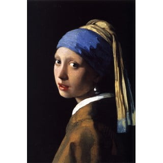 Gleznas reprodukcija 50x70 cm Girl with a Pearl Earring – Fedkolor
