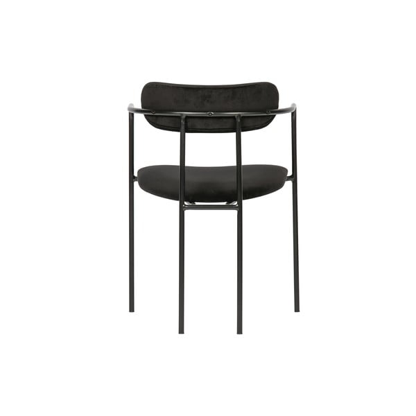 Melns samta pusdienu krēsls Ivy – WOOOD-image-4
