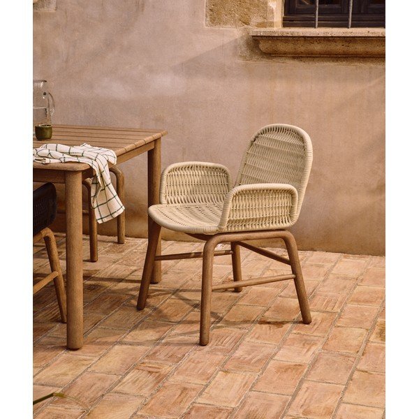 Bēšs dārza krēsls Alipa – Kave Home-image-1