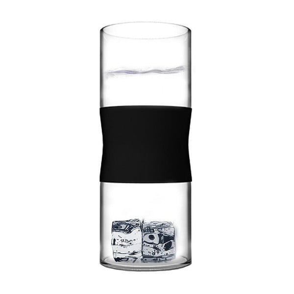 Stiklenes no melna borosilikāta stikla, 380 ml, 2 gab., 2 gab.