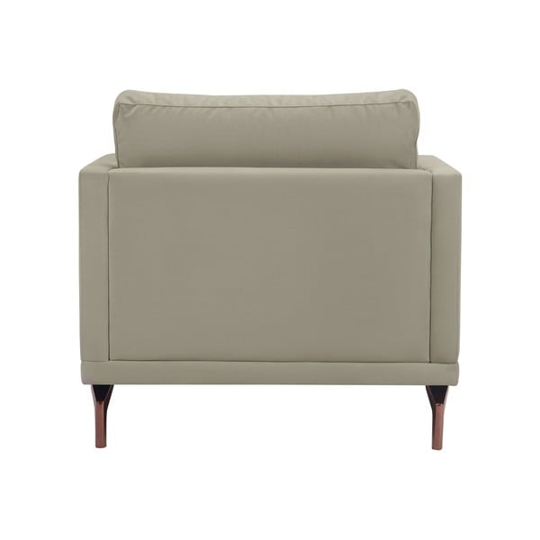 Windsor & Co Sofas Jupiter smilškrāsas krēsls ar zelta roku balstu-image-3