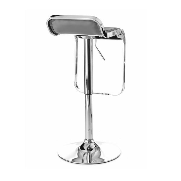 Pelēka polsterēta bāra taburete ar regulējamu augstumu (sēdekļa augstums 58 cm) Snappy – Tomasucci-image-2