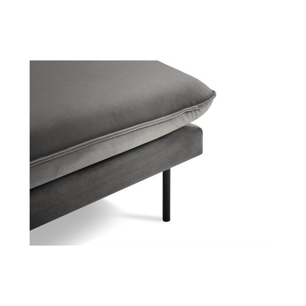 Tumši pelēks samta zvilnis Cosmopolitan Design Vienna, labais stūris-image-3