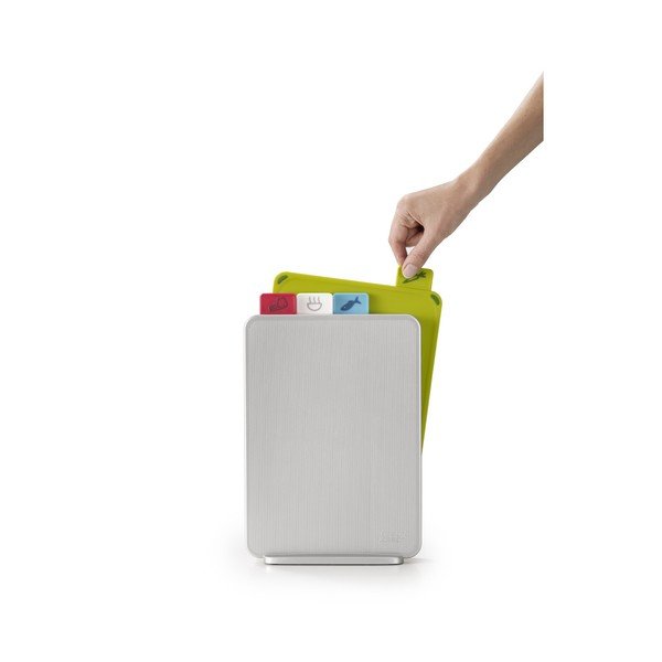 Gaiši pelēks statīvs ar 4 dēļiem Joseph Joseph Index, 20 x 30 cm-image-1