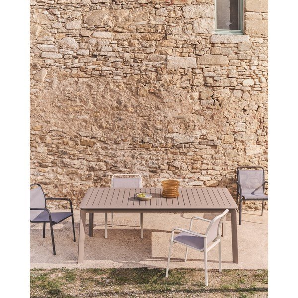 Pelēkbrūns dārza krēsls Luri – Kave Home-image-3
