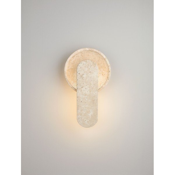 Bēša akmens LED sienas lampa Mavis – Nova Luce-image-3