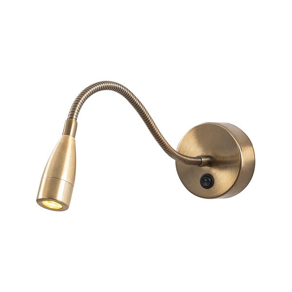 Zelta krāsas LED sienas lampa Reading – Opviq lights-image-2