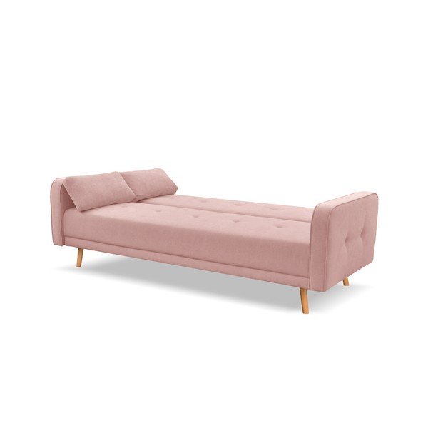 Rozā izvelkamais dīvāns Cosmopolitan Design Stuttgart, 212 cm-image-2