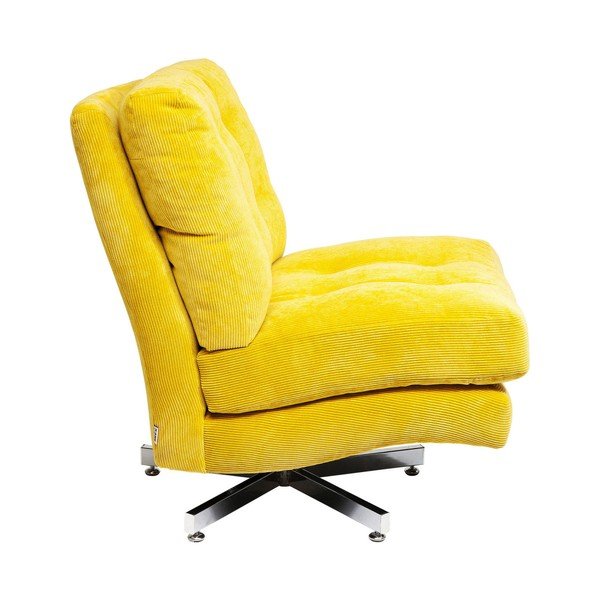 Dzeltens krēsls uz riteņiem Kare Design Cinema-image-3