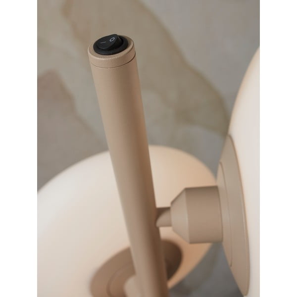 Krēmkrāsas stāvlampa ar stikla abažūru (augstums 161 cm) Sapporo – it's about RoMi-image-4