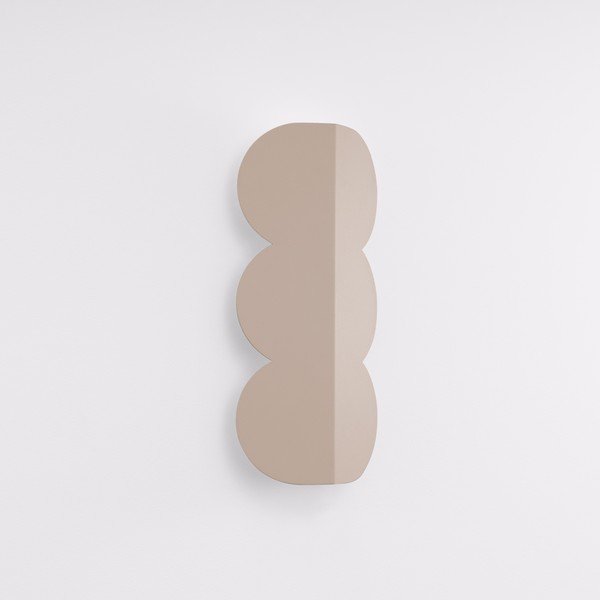 Pelēkbrūna alumīnija sienas lampa BISCUIT – Thoro-image-4