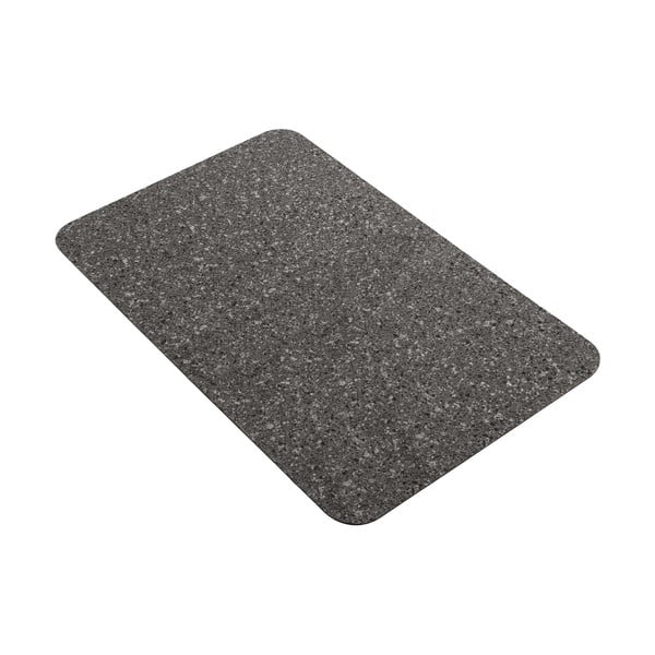 Antracīta pelēks vannas istabas paklājiņš 50x80 cm Granite – douceur d'intérieur-image-4