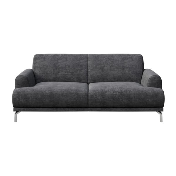 Tumši pelēks dīvāns MESONICA Puzo, 170 cm