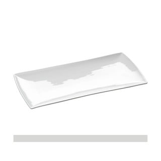 Balts porcelāna šķīvis Maxwell & Williams East Meets West, 36,5 x 18 cm