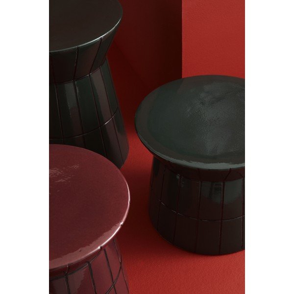 Bordo keramikas apaļš žurnālgaldiņš ø 38 cm Abbes – Bizzotto-image-4