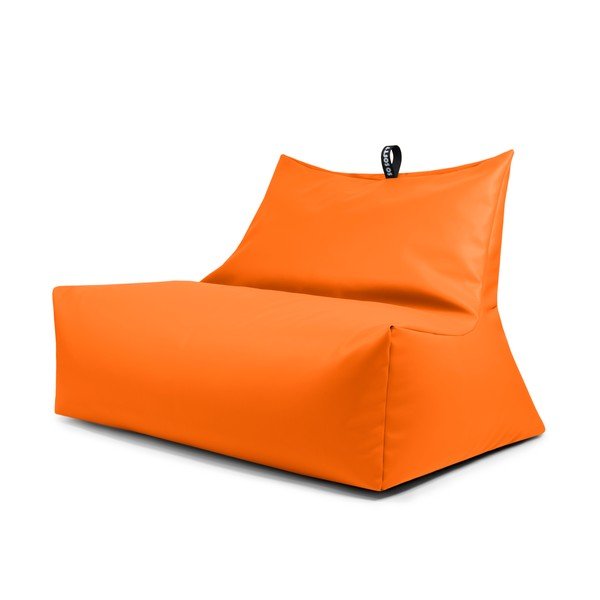 Oranžs sēžammaiss no ādas imitācijas Icy Sofa – So Soft?