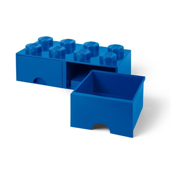 Tumši zila uzglabāšanas kaste ar divām atvilktnēm LEGO®