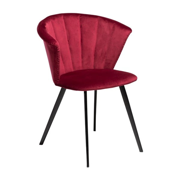 Tumši sarkans krēsls DAN-FORM Denmark Merge Velvet