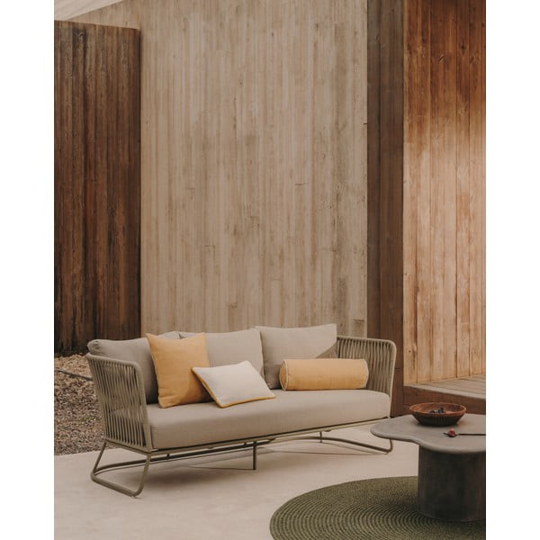 Zaļš apaļš āra paklājs no pārstrādātas šķiedras ø 200 cm Despas – Kave Home-image-2