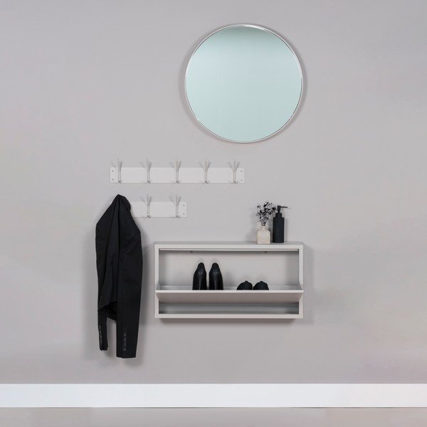 Pelēkbrūns metāla sienas pakaramais 70 cm Fusion – Spinder Design-image-3