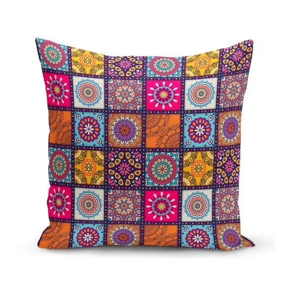 Spilvendrānas (4 gab.) 45x45 cm Mandala Tiles – Minimalist Cushion Covers-image-2