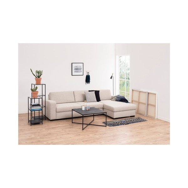 Melns žurnālgaldiņš 80x80 cm Alisma – Actona-image-3