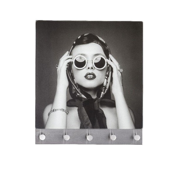 Wenko Retro Girl magnētiskais mēteļu pakaramais-image-1