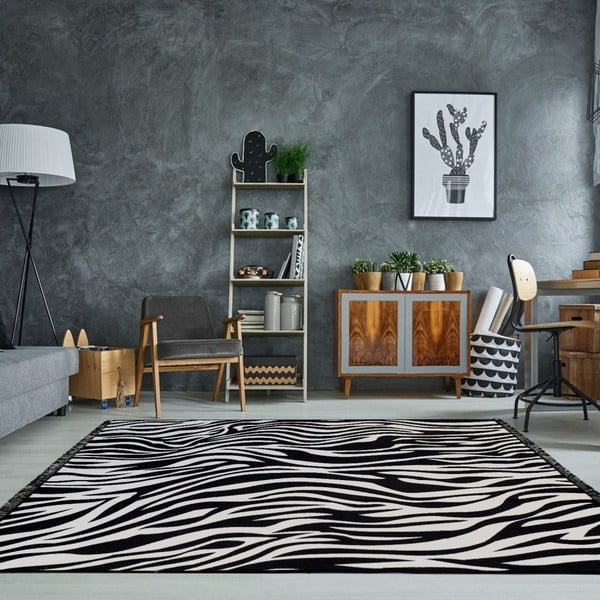 Divpusējs paklājs Kate Louise Doube Sided Rug Zebra, 80 x 150 cm-image-1