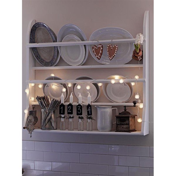 Caurspīdīga LED gaismiņu virtene Markslöjd Boll, 20 gaismiņas, garums 220 cm-image-1