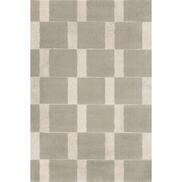 Pelēkbēšs vilnas paklājs 133x190 cm Agnus Pavement – Agnella