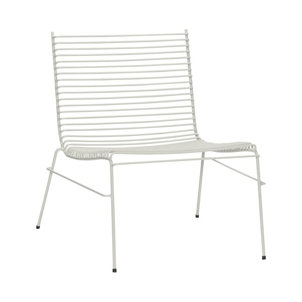 Balts metāla dārza atpūtas krēsls String – Hübsch