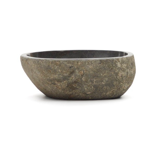 Pelēka akmens apaļa izlietne ø 40 cm Tetsu – Kave Home
