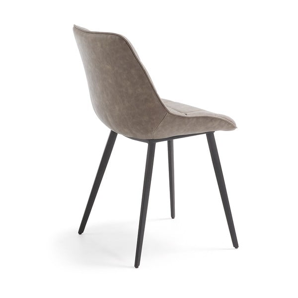 Brūni pelēks ēdamistabas krēsls Kave Home Adah-image-3
