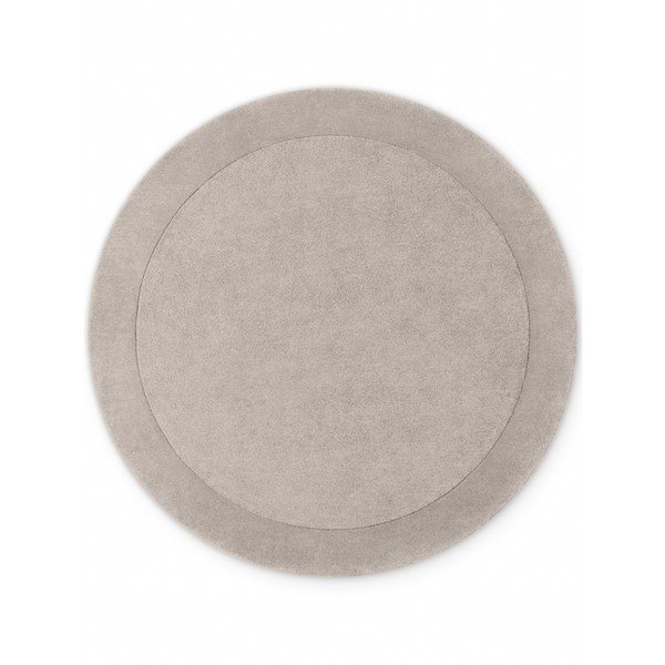 Pelēks ar rokām darināts apaļš paklājs no vilnas maisījuma ø 150 cm Kivi – Villeroy&Boch